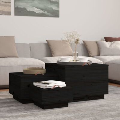 vidaXL 3x Solid Wood Pine Storage Boxes with Lids - Storage Boxes vidaXL 3x Solid Wood Pine Storage Boxes with Lids - Storage Boxes