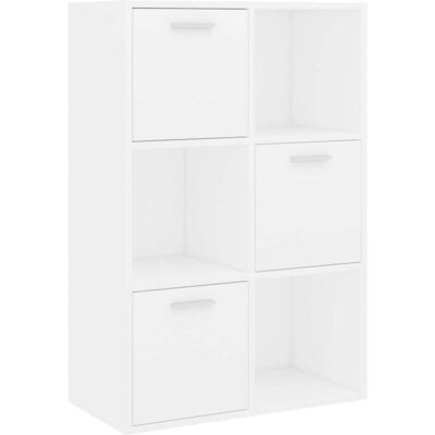 Vidaxl - Storage Cabinet White 60x29.5x90 cm Engineered Wood Vidaxl - Storage Cabinet White 60x29.5x90 cm Engineered Wood