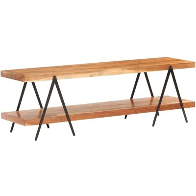 Vidaxl - tv Cabinet 160x40x50 cm Solid Acacia Wood Vidaxl - tv Cabinet 160x40x50 cm Solid Acacia Wood
