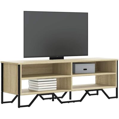 vidaXL Sonoma Oak 122x34x41 cm TV Cabinet - Media Storage vidaXL Sonoma Oak 122x34x41 cm TV Cabinet - Media Storage