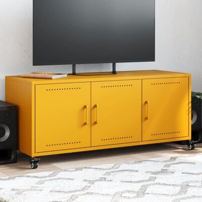 Vidaxl - tv Cabinet Mustard Yellow 100.5x39x43.5 cm Steel Vidaxl - tv Cabinet Mustard Yellow 100.5x39x43.5 cm Steel