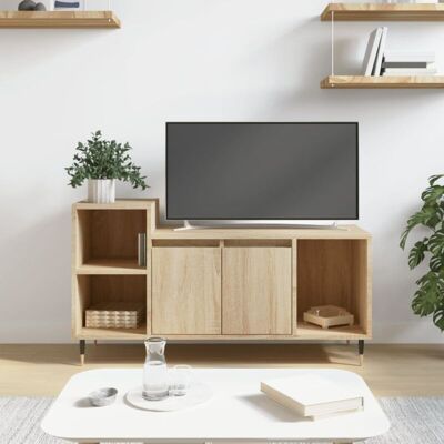 Vidaxl - tv Cabinet Sonoma Oak 100x35x55 cm Engineered Wood Vidaxl - tv Cabinet Sonoma Oak 100x35x55 cm Engineered Wood