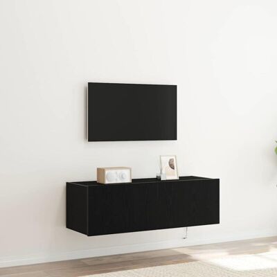 Vidaxl Modern TV Wall Cabinet with LED Lights - TV Wall Cabinet Vidaxl Modern TV Wall Cabinet with LED Lights - TV Wall Cabinet