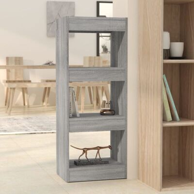 Nnevl Grey Sonoma Book Cabinet - Room Divider - Book Type Nnevl Grey Sonoma Book Cabinet - Room Divider - Book Type