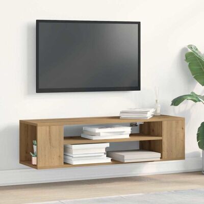 vidaXL Wall-mounted Oak TV Cabinet - TV Cabinet vidaXL Wall-mounted Oak TV Cabinet - TV Cabinet
