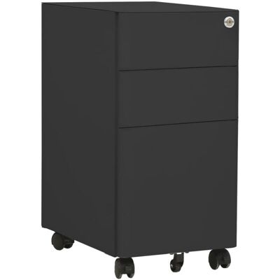 vidaXL Steel Mobile File Cabinet - 30x45x59 cm - Anthracite - File Cabinet vidaXL Steel Mobile File Cabinet - 30x45x59 cm - Anthracite - File Cabinet
