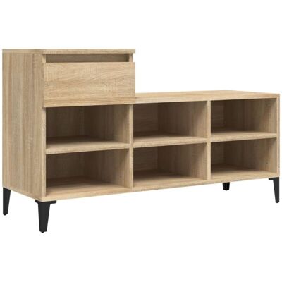 vidaXL Sonoma oak Shoe Rack - Shoe Storage Furniture vidaXL Sonoma oak Shoe Rack - Shoe Storage Furniture