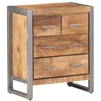 vidaXL Sideboard - 60x35x70 cm - Rustic Mango Wood vidaXL Sideboard - 60x35x70 cm - Rustic Mango Wood