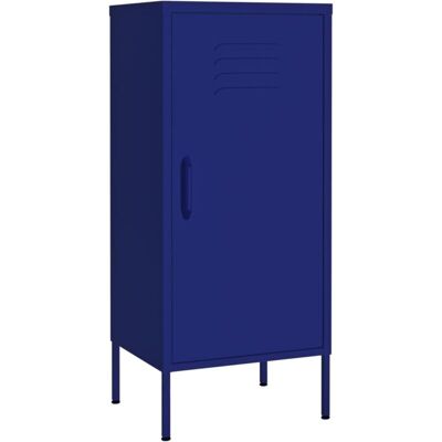 vidaXL Storage Cabinet Navy Blue Steel Home Cupboard Bookcase Book Cabinet - Storage Cabinet vidaXL Storage Cabinet Navy Blue Steel Home Cupboard Bookcase Book Cabinet - Storage Cabinet