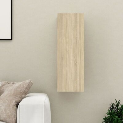 vidaXL TV Cabinet Sonoma Oak Wall Mounted - TV Cabinet vidaXL TV Cabinet Sonoma Oak Wall Mounted - TV Cabinet