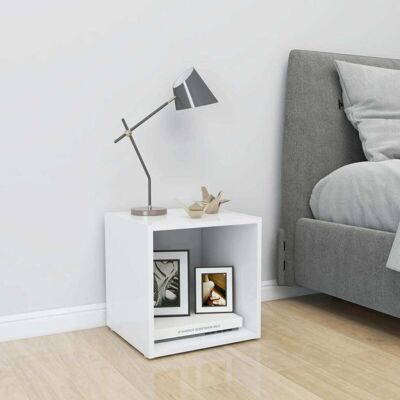 VIDAXL White TV Cabinet - 37x35x37 cm - TV Cabinet VIDAXL White TV Cabinet - 37x35x37 cm - TV Cabinet