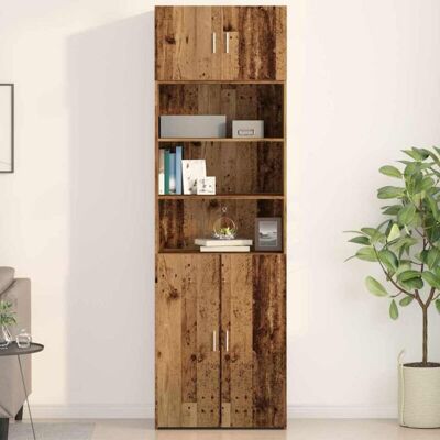 VidaXL Wall Cabinet Rustic Old Wood 70x42.5x40 cm VidaXL Wall Cabinet Rustic Old Wood 70x42.5x40 cm