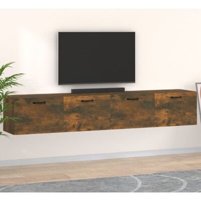 vidaXL Wall Cabinets Smoked Oak - Wall Cabinets vidaXL Wall Cabinets Smoked Oak - Wall Cabinets
