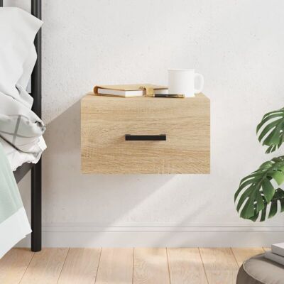 Wall-mounted Bedside Cabinet Sonoma Oak 35x35x20 cm Vidaxl Wall-mounted Bedside Cabinet Sonoma Oak 35x35x20 cm Vidaxl