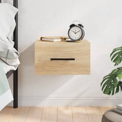 Wall-mounted Bedside Cabinet Sonoma Oak 35x35x20 cm Vidaxl Wall-mounted Bedside Cabinet Sonoma Oak 35x35x20 cm Vidaxl
