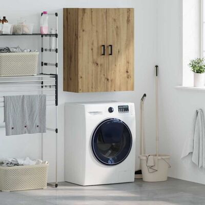 Wall Mounted Cabinet Brown 69.5 x 34 x 90 cm Engineered wood vidaXL Wall Mounted Cabinet Brown 69.5 x 34 x 90 cm Engineered wood vidaXL