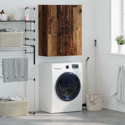 Wall Mounted Cabinet Brown 69.5 x 34 x 90 cm Engineered wood Vidaxl Wall Mounted Cabinet Brown 69.5 x 34 x 90 cm Engineered wood Vidaxl