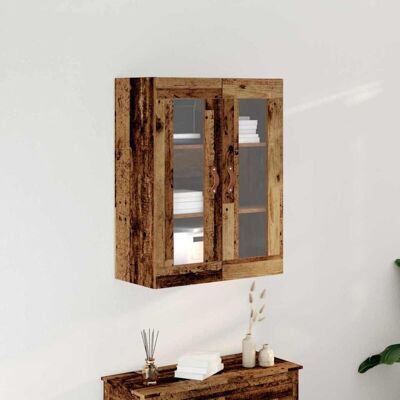 VidaXL Wall-Mounted Cabinet Old Wood - Wall-Mounted Cabinet VidaXL Wall-Mounted Cabinet Old Wood - Wall-Mounted Cabinet