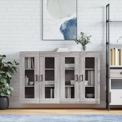 vidaXL Wall Cabinet - Gray Sonoma vidaXL Wall Cabinet - Gray Sonoma