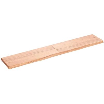 vidaXL Light Brown 160x30x4cm Wooden Wall Shelf - Wall Shelf vidaXL Light Brown 160x30x4cm Wooden Wall Shelf - Wall Shelf