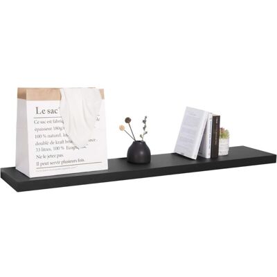WOLTU Wall Shelf Black 40cm - Wall Shelf Wall Decor Modern Minimalist WOLTU Wall Shelf Black 40cm - Wall Shelf Wall Decor Modern Minimalist