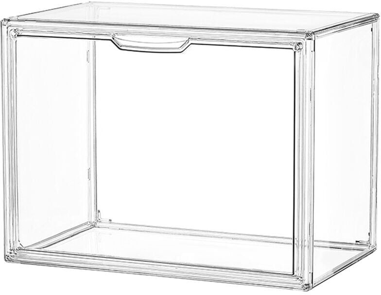 Tlily - Purse Storage Organizer for Closet, Clear Acrylic Display Box Handbag, Stackable Bag with Magnetic Door