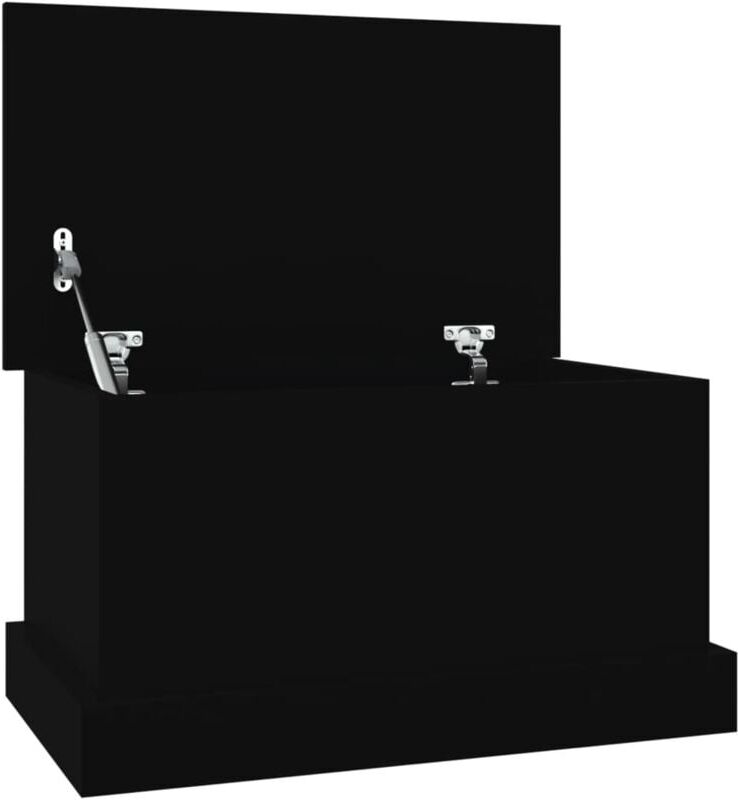 Storage Box Black 50x30x28 cm Engineered Wood Vidaxl
