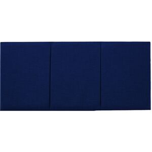 Serene Living - Alton Turin Linen 4ft Small Double 20' Headboard - Blue