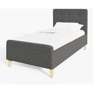 Ashbourne Ottoman Storage Bed 90cm Single Dark Grey - GFW