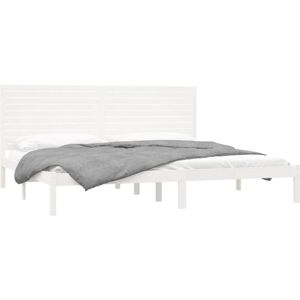 Bed Frame White Solid Wood 200x200 cm Vidaxl White