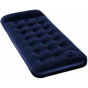 Berkfield Home - Bestway Inflatable Flocked Airbed with Built-in Foot Pump 185 x 76 x 28 cm