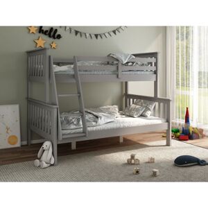 BEDMASTER Carra Triple Sleeper Grey With Spring Mattresses