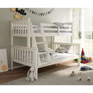 BEDMASTER Carra Triple Sleeper White With Spring Mattresses