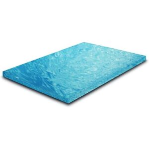 Visco Therapy - Cool Blue Hybrid Memory Foam Orthopaedic Mattress Topper, 2.5cm Thick - 4FT6 Double