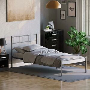 Home Discount - Dorset 3ft Single Metal Bed Frame, Black, 190 x 90 cm