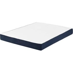 Beliani - eu King Size Mattress 5ft3 Gel Memory Foam Double-Sided Allure - White