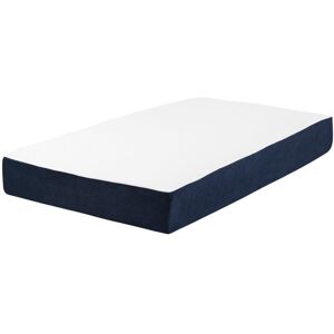 Beliani - eu Single Size Mattress 3ft Gel Memory Foam Double-Sided Allure - White