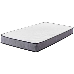 BELIANI EU Small Single Size Pocket Spring Mattress 2ft6 Foam Filling White Medium Bliss - White