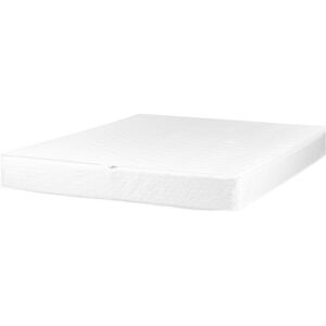 Beliani - Fabric Waterbed King Mattress 5ft3 Cotton Polyester Cover White Zipper pure - White