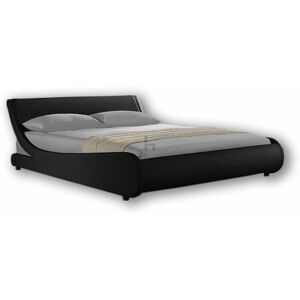 Home Detail - Galactic Black Curve Faux Leather King Bed