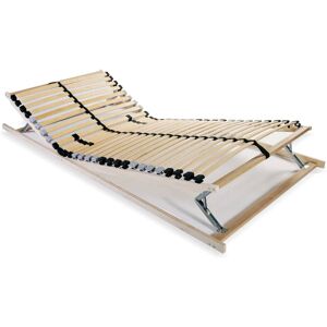 Symple Stuff - Glaucodot Slatted Bed Base by Brown