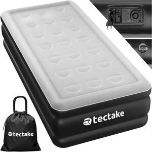 TECTAKE Inflatable Mattress AirDreams with Electric Pump - Inflatable mattress, Air mattress, Camping mattress - 200 x 101 x 44 cm - black/white