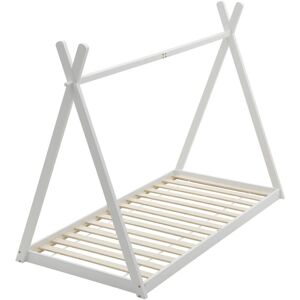 LIVINGANDHOME Triangular Frame Kid bed Floor Bed