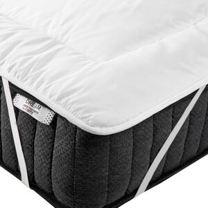 BELIANI Mattress Bed Topper Microfibre Single Size 3ft Aizkorri - White