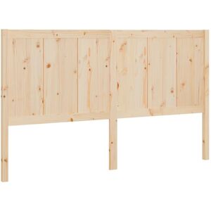 BERKFIELD HOME Mayfair Bed Headboard 145.5x4x100 cm Solid Pine Wood