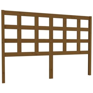 Berkfield Home - Mayfair Bed Headboard Honey Brown 145.5x4x100 cm Solid Wood Pine