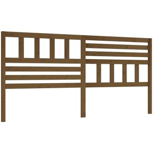 BERKFIELD HOME Mayfair Bed Headboard Honey Brown 186x4x100 cm Solid Wood Pine