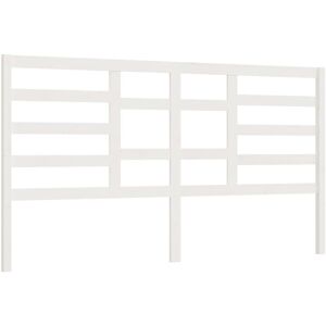 Berkfield Home - Mayfair Bed Headboard White 206x4x104 cm Solid Wood Pine