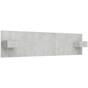 BERKFIELD HOME Mayfair Bed Headboard with Cabinets Concrete Grey Engineered Wood