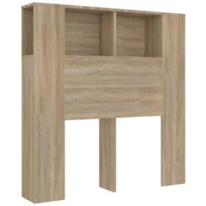 Berkfield Home - Mayfair Headboard Cabinet Sonoma Oak 100x18.5x104.5 cm